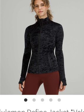 Lululemon Define Black Velour Jacket